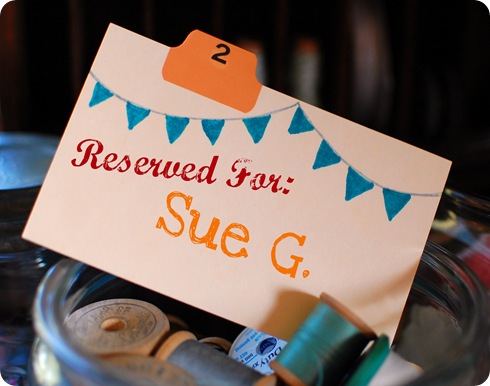 Reserved for Sue