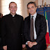 padre Miguel con il Presidente del Consiglio Regionale Paolo Romano
