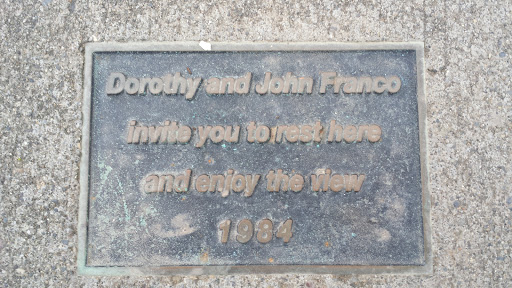 Dorothy & John Franco Memorial Bench