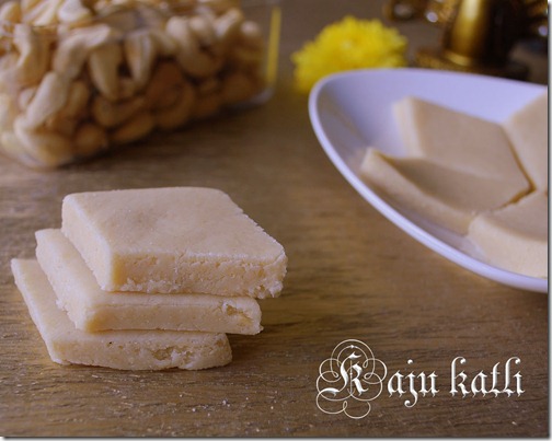 Cashew-burfi