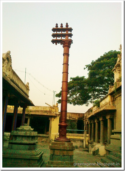 Jeenaswamy Trilokyanathar Temple : Kanchipuram Jain Temple : Flag Pole