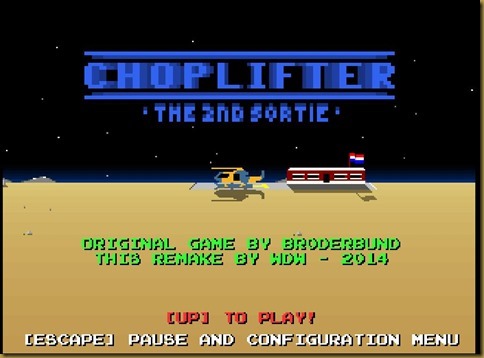 Choplifter 2nd sortie