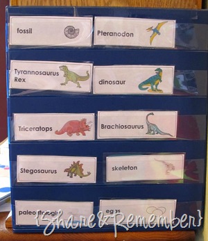Learning About Dinosaurs dinosaur words