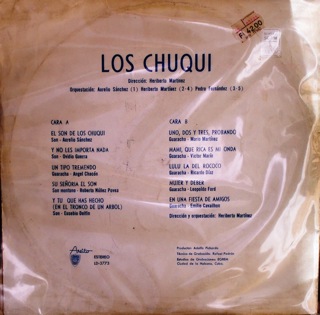 Los Chuqui  Los Chuqui  LP Back