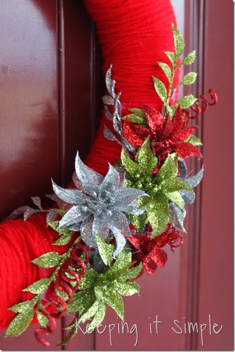 framed Christmas wreath (9)