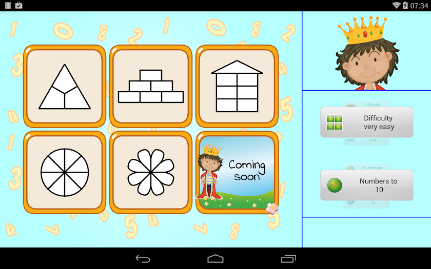 King of calculation Screen 1