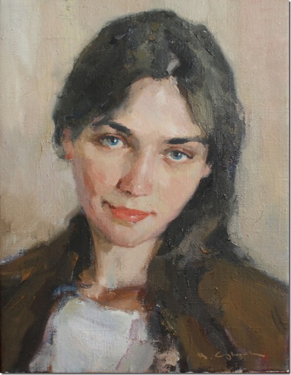 Portrait of Valeriaa-Vadim-Suvorov-ENKAUSTIKOS