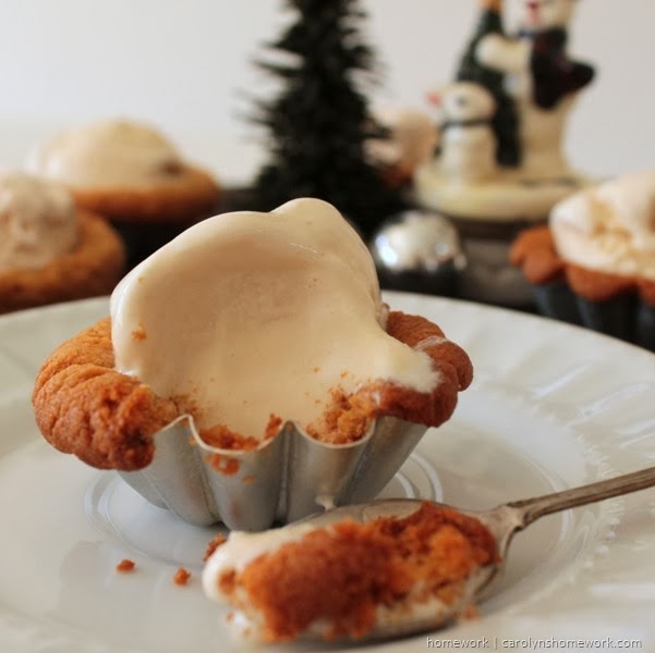 Peanut Butter Cookie Tart with Salted Caramel Ice Cream via homework | carolynshomework.com