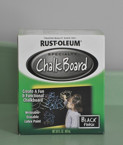 Rust-Oleum's ChalkBoard Paint