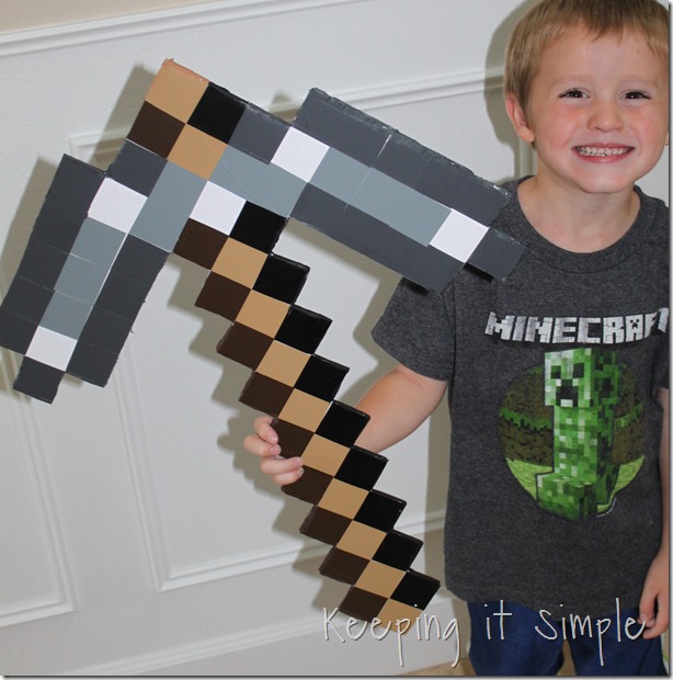 DIY-Foam-Minecraft-Pickaxe-and-Sword (9)