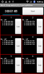 MultiStopWatchSS Free byNSDev poster 4