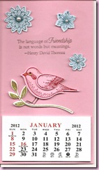 Language of Friendshiip calendar