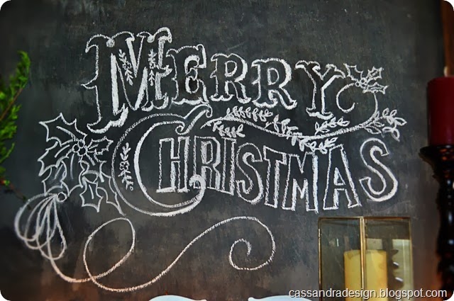 Merry  Christmas Chalkboard