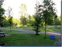 6900 Sleepy Cedars Campground Greely Ottawa - evening walk shows empty campground