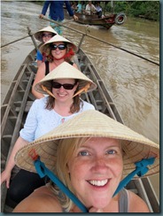 Rowing river.Mekong Delta.efarmer
