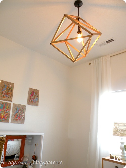 Openwork Cube Pendant Light Vintage Revivals How To Make A Pendant Light