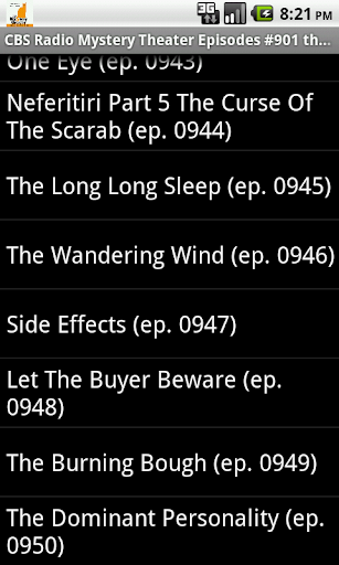 【免費音樂App】CBS Radio Mystery Theater V.19-APP點子