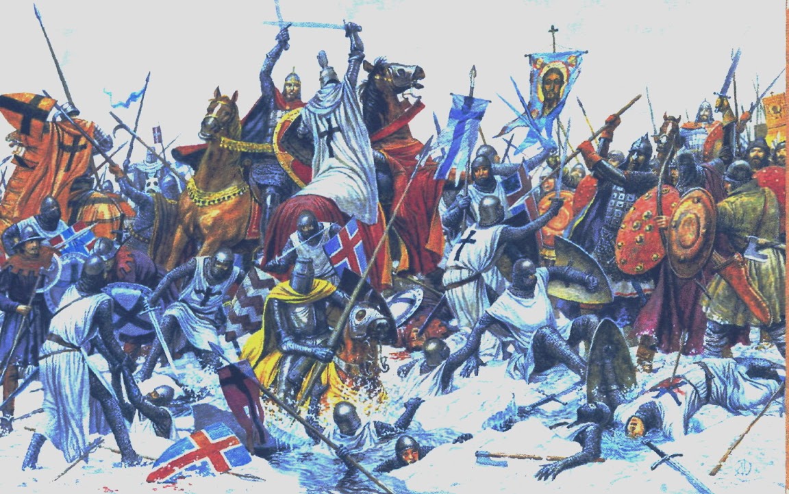 Ледовая битва на чудском. Битва Ледовое побоище 1242.