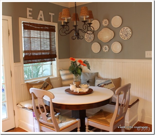 A Walk in the Countryside: Updated Breakfast Banquette Area