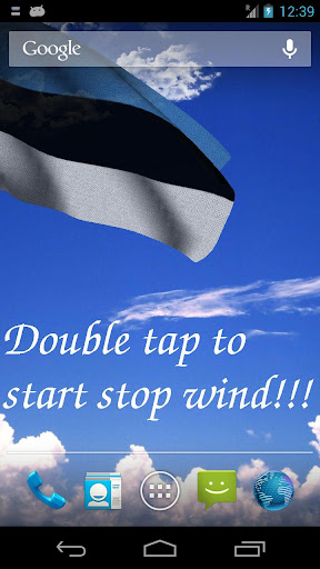 3D Estonia Flag LWP +