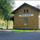 Seitenansicht Bahnhof Nové Hamry