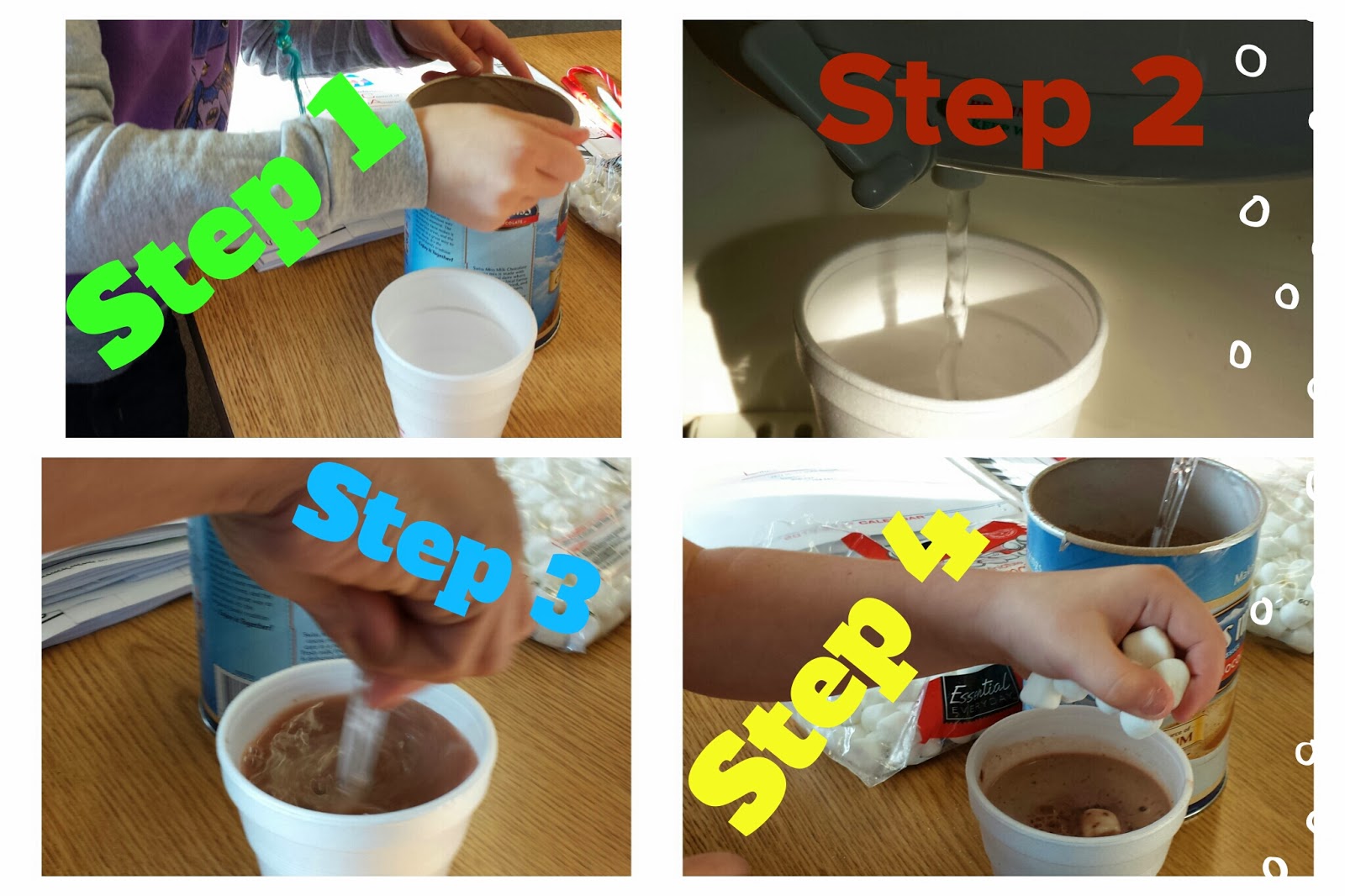 3rd Grade Safari How to make Hot Chocolate