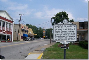 Jackson's Mother marker, along U.S. Route 60 in Ansted, WV
