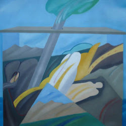 Rodolfo Opazo (chileno)-Interior 2-100 x 80 cm-1996