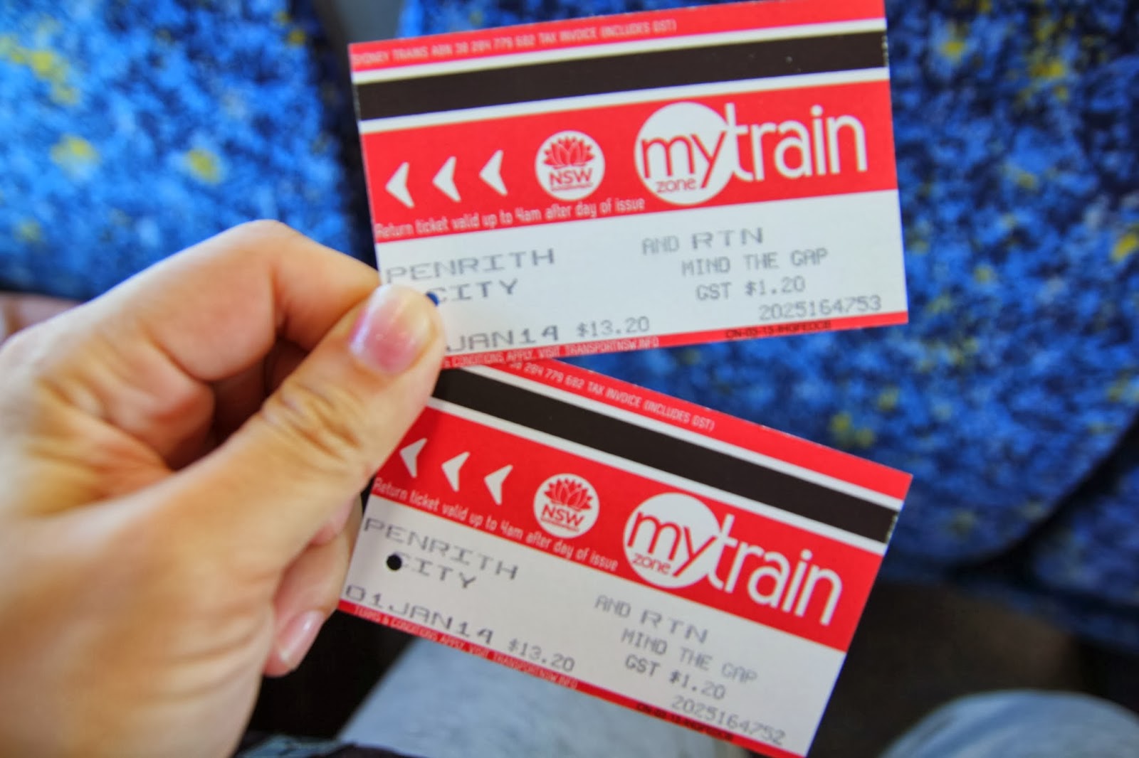 AnYthING Sydney train tickets