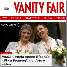 Paola Concia si è sposata con la sua compagna Ricarda