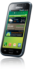 Tapauksessa käsitelty puhelinmalli, Samsung Galaxy S