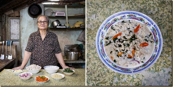 Portraits de grand-mères et leurs plats cuisinés (3)