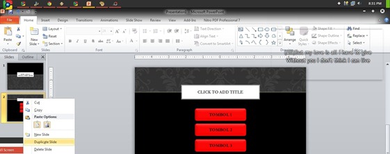 Membuat Efek Hover dengan PowerPoint