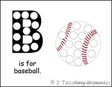 Baseball Magnet Pages