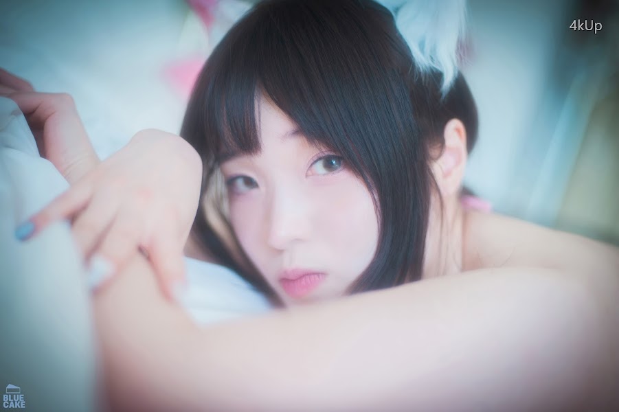 [BLUECAKE] Bambi (밤비) Naughty Cats Pink & Mint RED