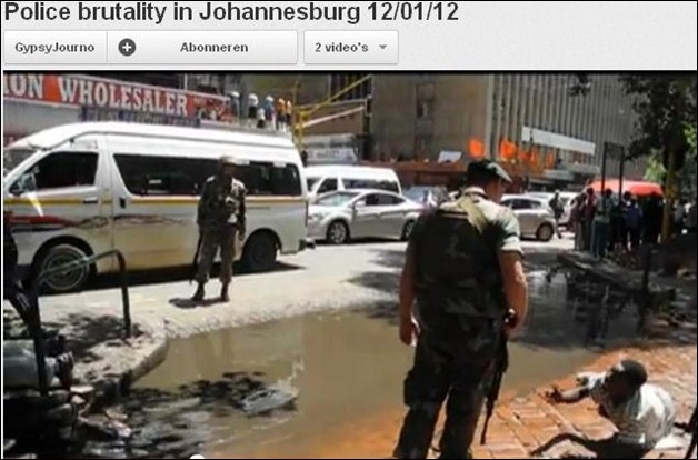 SA SOLDIERS BREAK OPEN SHOPS OF FOREIGN TRADERS JOHANNESBURG PATROL STREETS ATTACK CIVILIANS Jan 13 2012 PIC 4