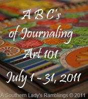 art journaling 101 button