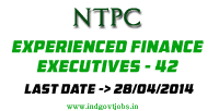 NTPC-Finance-Jobs-2014