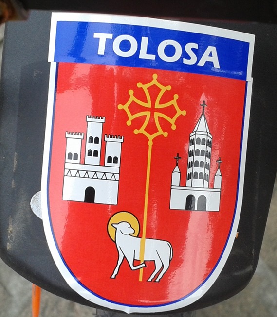 Tolosa Garona escut tolzan oficial en occitan