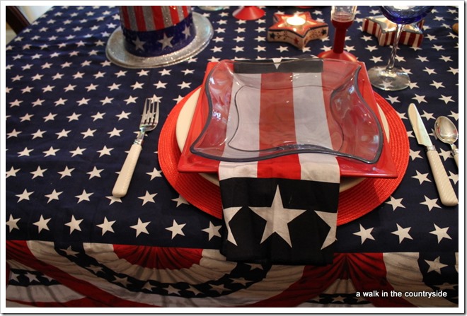 patriotic table