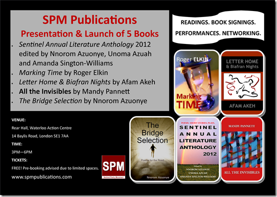 BOOKLAUNCH MARCH 2013 FLYER