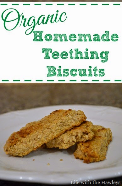 Organic Homemade Teething Biscuits