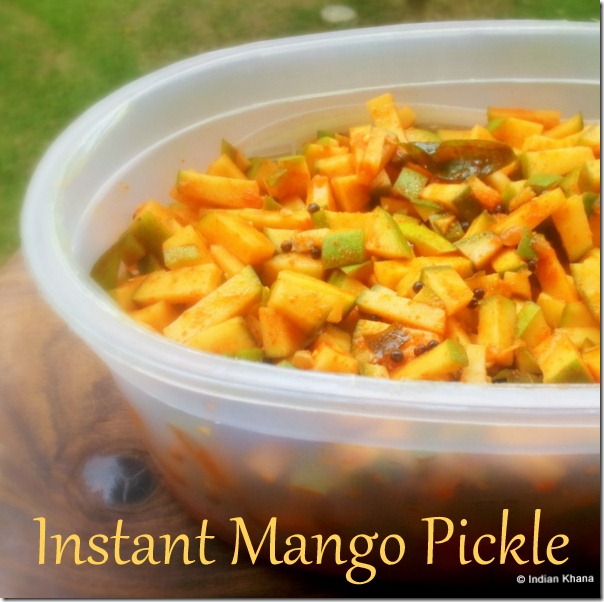 Instant mango pickle recipe
