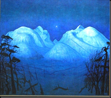 2012-02-19 Winters Night in Rondane -Harald Sohlberg