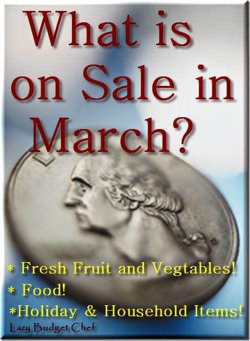 What is on sale in March