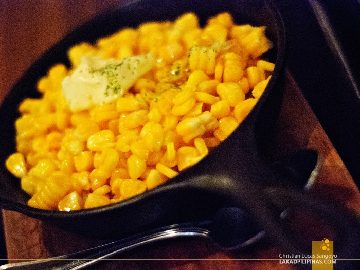 Skillet Buttered Corn at Chops Chicago Steakhouse 