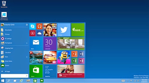 Windows 10 Star Menu