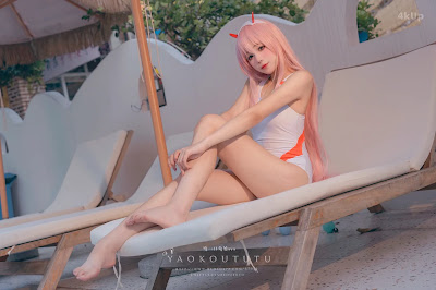 Coser@黏黏团子兔 国家队02泳装Pretty