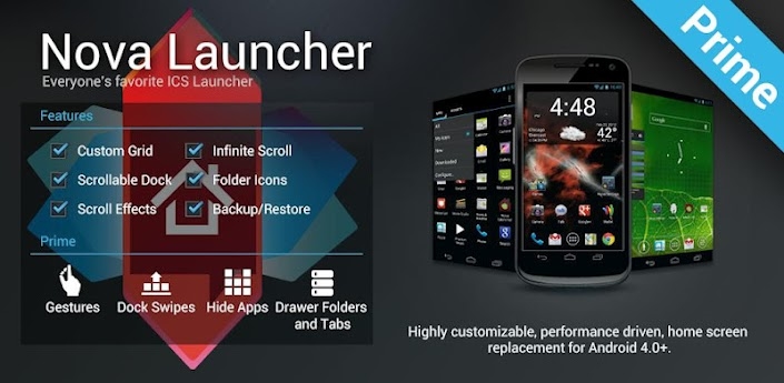 Nova Launcher Prime Full Apk