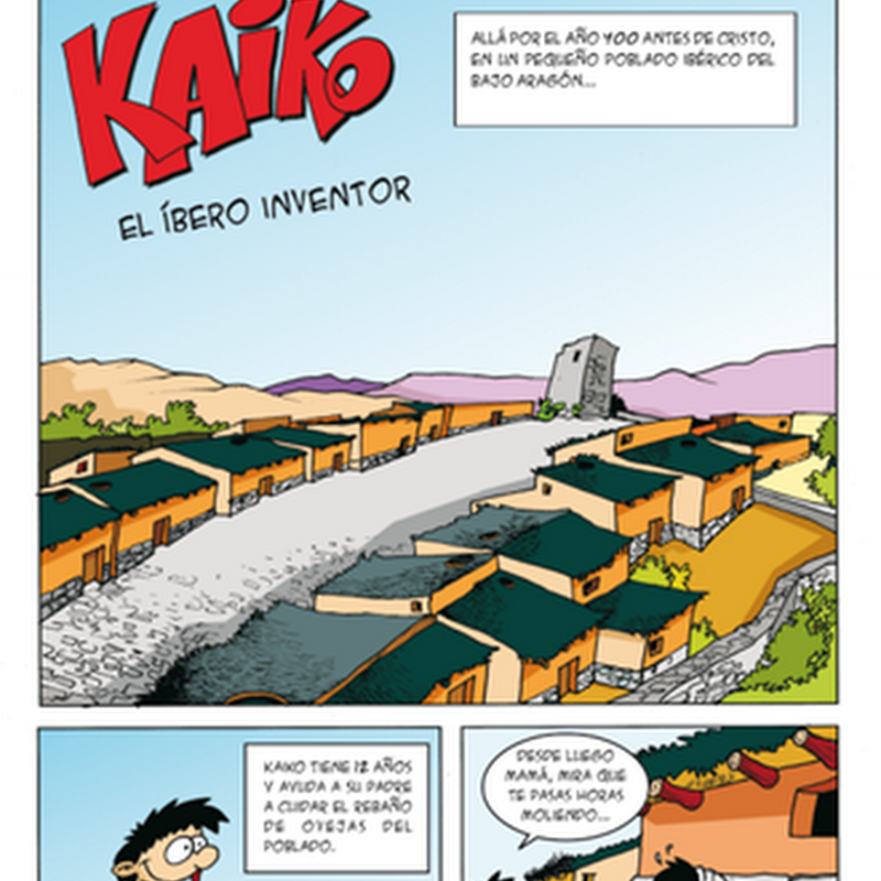 Comic para niños El Íbero inventor